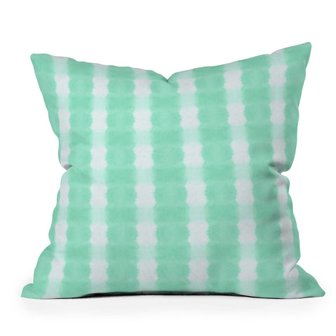 Amy Sia Agadir 5 Sea Green Outdoor Throw Pillow