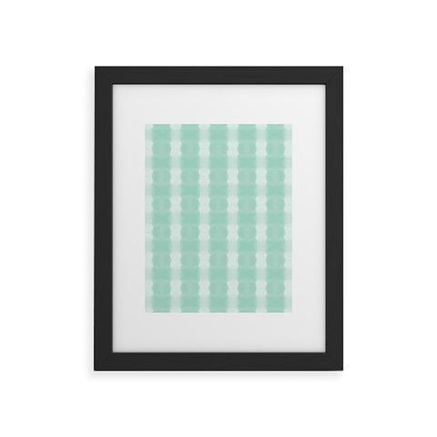Amy Sia Agadir 5 Sea Green Framed Art Print