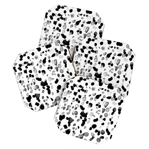 Amy Sia Animal Spot Gray Coaster Set