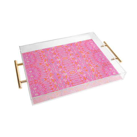 Amy Sia Casablanca Hot Pink Acrylic Tray