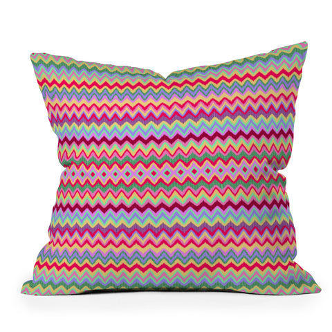 Amy Sia Chevron 1 Outdoor Throw Pillow