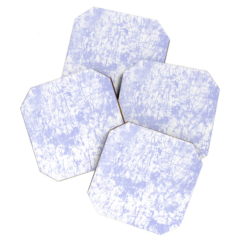 Amy Sia Crackle Batik Pale Blue Coaster Set