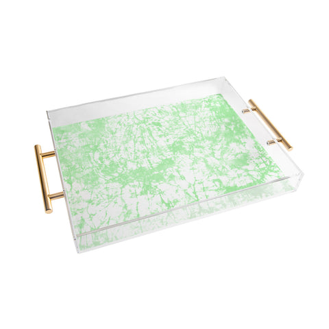 Amy Sia Crackle Batik Sage Acrylic Tray