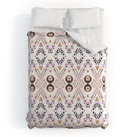 Amy Sia Ikat Java Rose Duvet Cover
