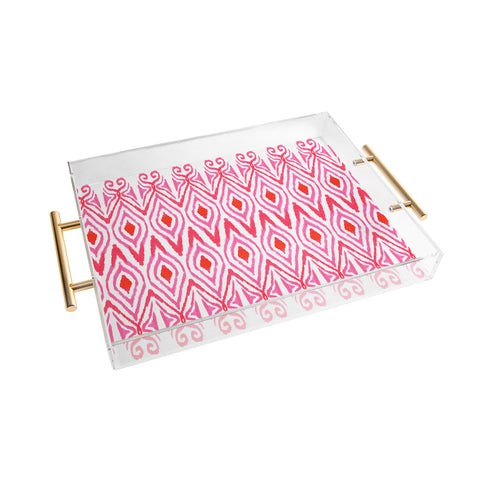 Amy Sia Ikat Watermelon Acrylic Tray