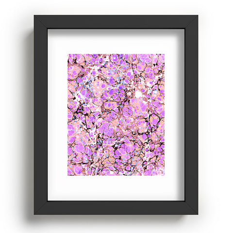 Amy Sia Marble Bubble Lilac Recessed Framing Rectangle