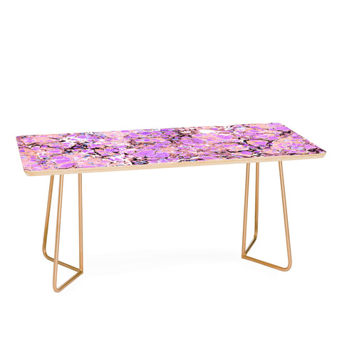 Amy Sia Marble Bubble Lilac Coffee Table