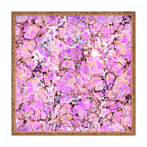 Amy Sia Marble Bubble Lilac Square Tray