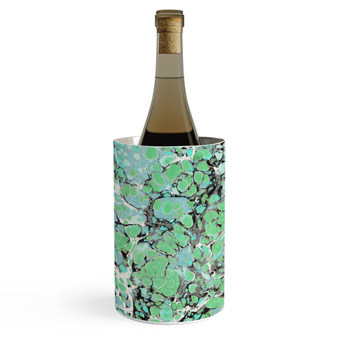 Amy Sia Marble Bubble Mint Wine Chiller
