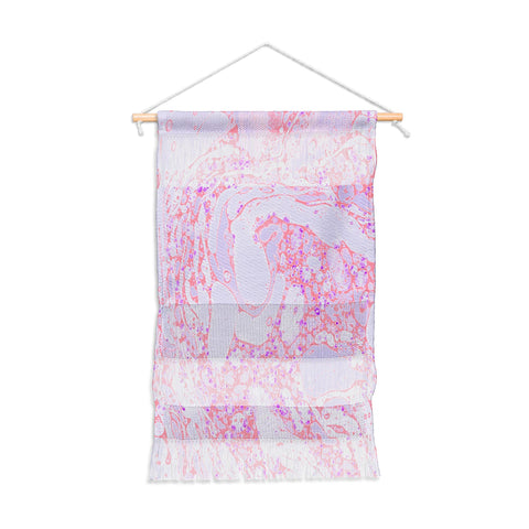 Amy Sia Marble Coral Pink Wall Hanging Portrait