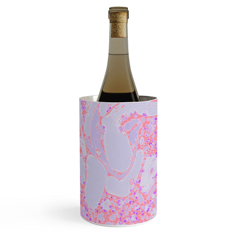 Amy Sia Marble Coral Pink Wine Chiller