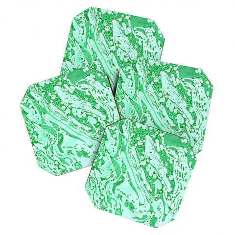 Amy Sia Marble Jade Coaster Set
