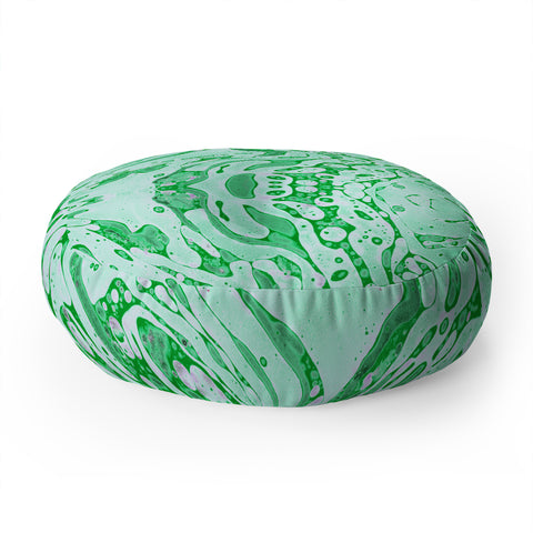 Amy Sia Marble Jade Floor Pillow Round