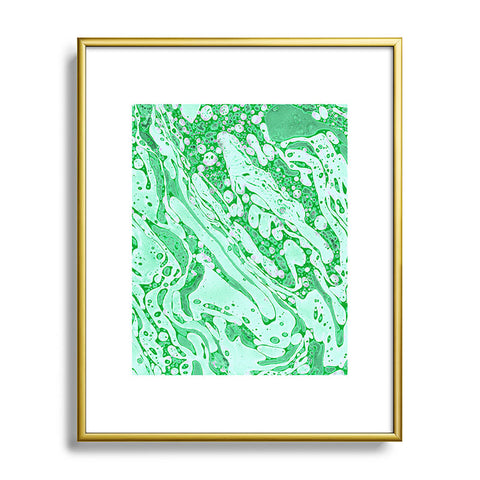 Amy Sia Marble Jade Metal Framed Art Print