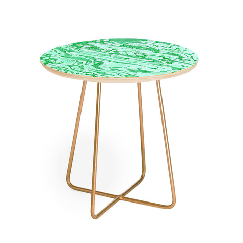 Amy Sia Marble Jade Round Side Table