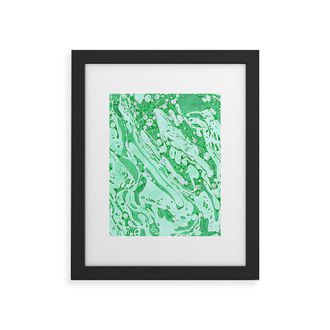 Amy Sia Marble Jade Framed Art Print