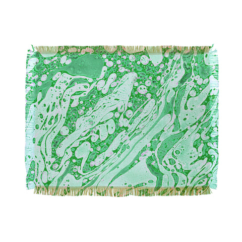 Amy Sia Marble Jade Throw Blanket