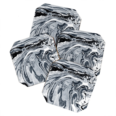 Amy Sia Marble Navy Coaster Set