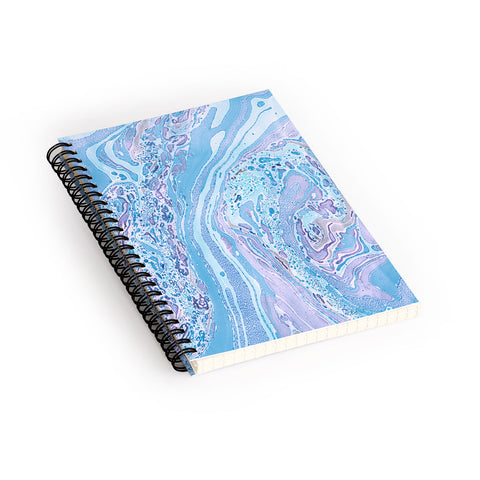 Amy Sia Marble Pale Blue Spiral Notebook
