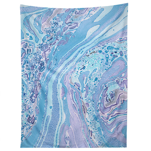 Amy Sia Marble Pale Blue Tapestry