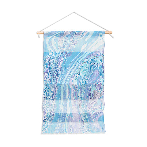 Amy Sia Marble Pale Blue Wall Hanging Portrait