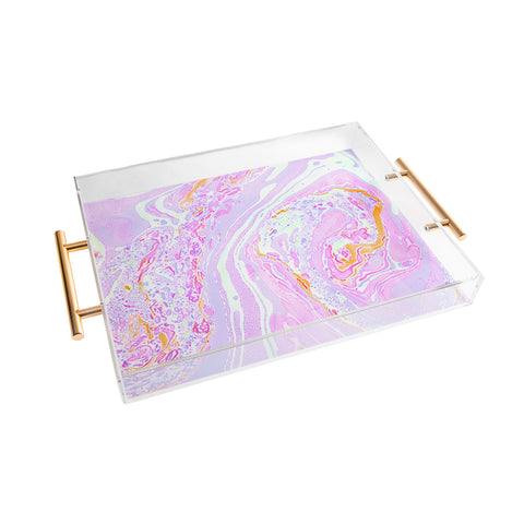 Amy Sia Marble Pastel Pink Acrylic Tray