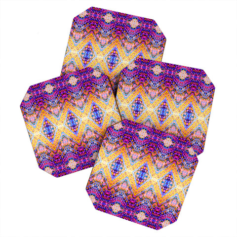 Amy Sia Marrakech Yellow Coaster Set