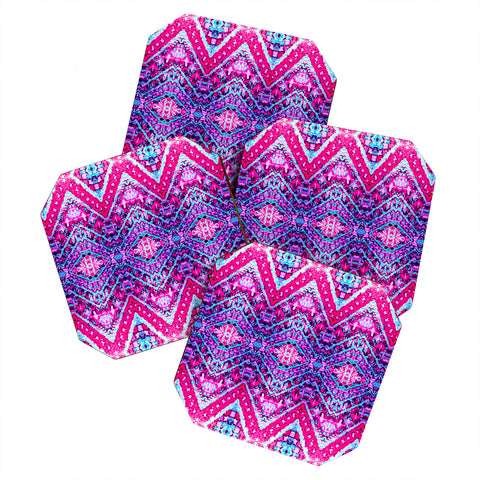 Amy Sia Marrekech Magenta Coaster Set