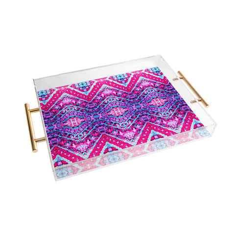 Amy Sia Marrekech Magenta Acrylic Tray