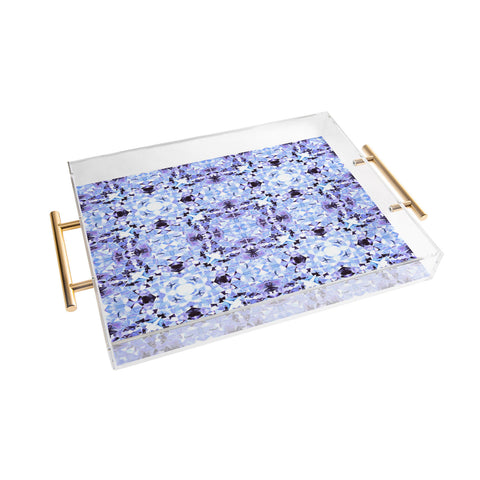 Amy Sia New York Geo Blue Acrylic Tray