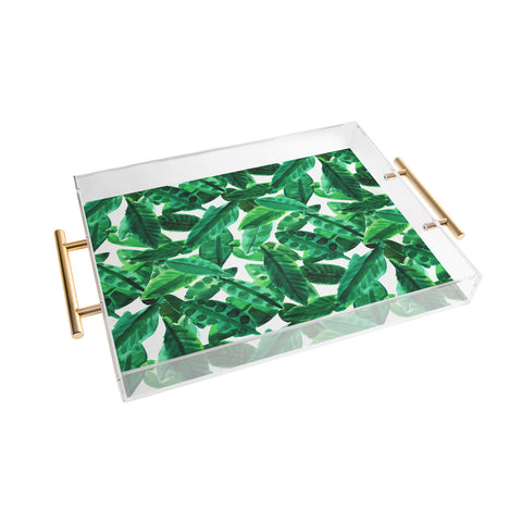 Amy Sia Palm Green Acrylic Tray