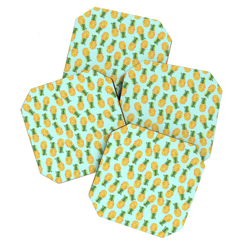 Amy Sia Pineapple Fruit Coaster Set