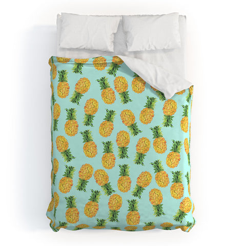Amy Sia Pineapple Fruit Duvet Cover