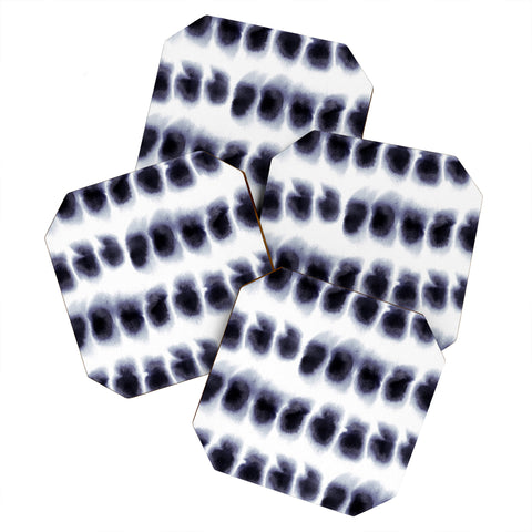 Amy Sia Smudge Black Coaster Set