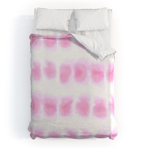 Amy Sia Smudge Pink Duvet Cover