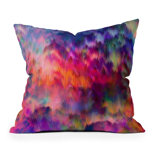 Amy Sia Sunset Storm Outdoor Throw Pillow