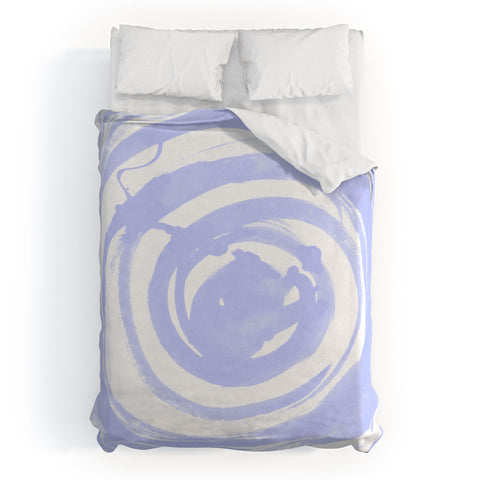Amy Sia Swirl Pale Blue Duvet Cover
