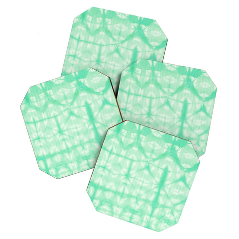 Amy Sia Tie Dye 2 Mint Coaster Set