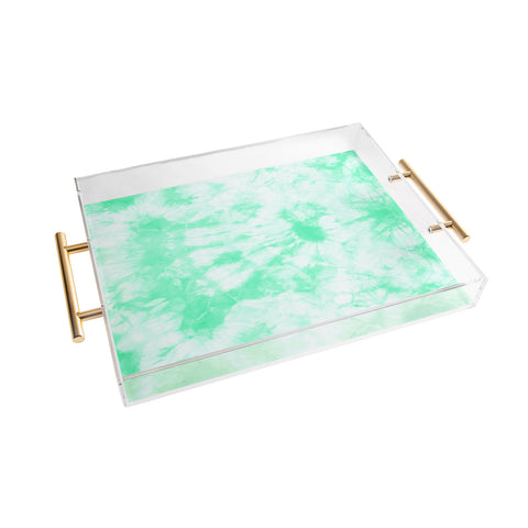 Amy Sia Tie Dye 3 Mint Acrylic Tray