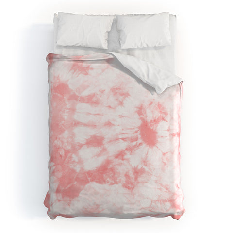Amy Sia Tie Dye 3 Pink Duvet Cover