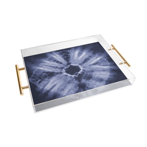 Amy Sia Tie Dye Navy Acrylic Tray
