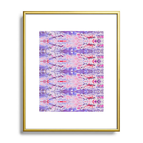 Amy Sia Ubud Purple Metal Framed Art Print