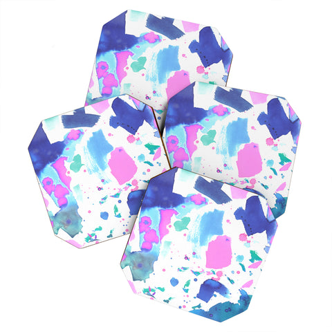 Amy Sia Watercolor Splash 2 Coaster Set