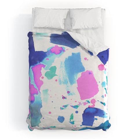 Amy Sia Watercolor Splash 2 Duvet Cover