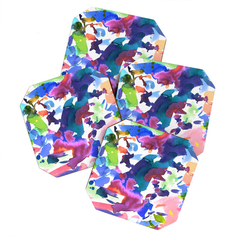 Amy Sia Watercolor Splatter 2 Coaster Set
