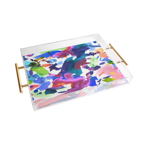 Amy Sia Watercolor Splatter 2 Acrylic Tray