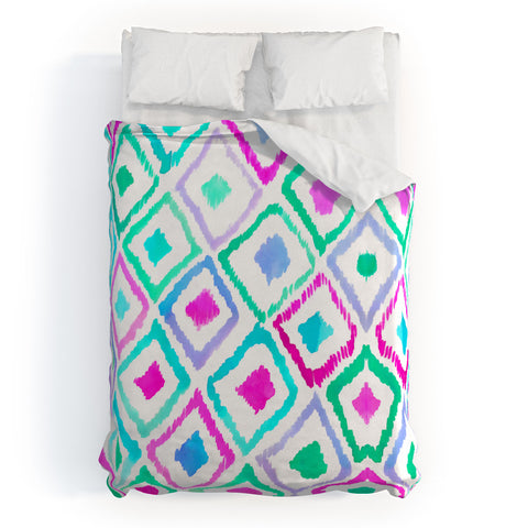 Amy Sia Watercolour Ikat 2 Duvet Cover