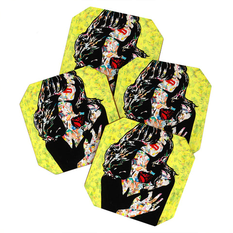 Amy Smith A rose by any other name Coaster Set