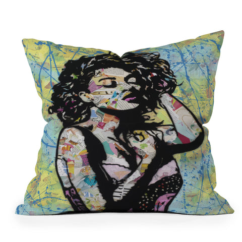 Amy Smith All I Need Outdoor Throw Pillow