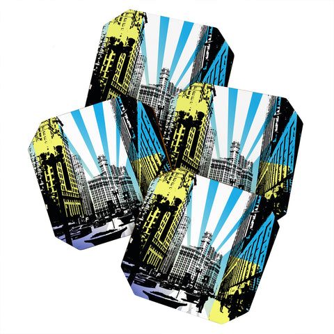 Amy Smith Chicago lights Coaster Set